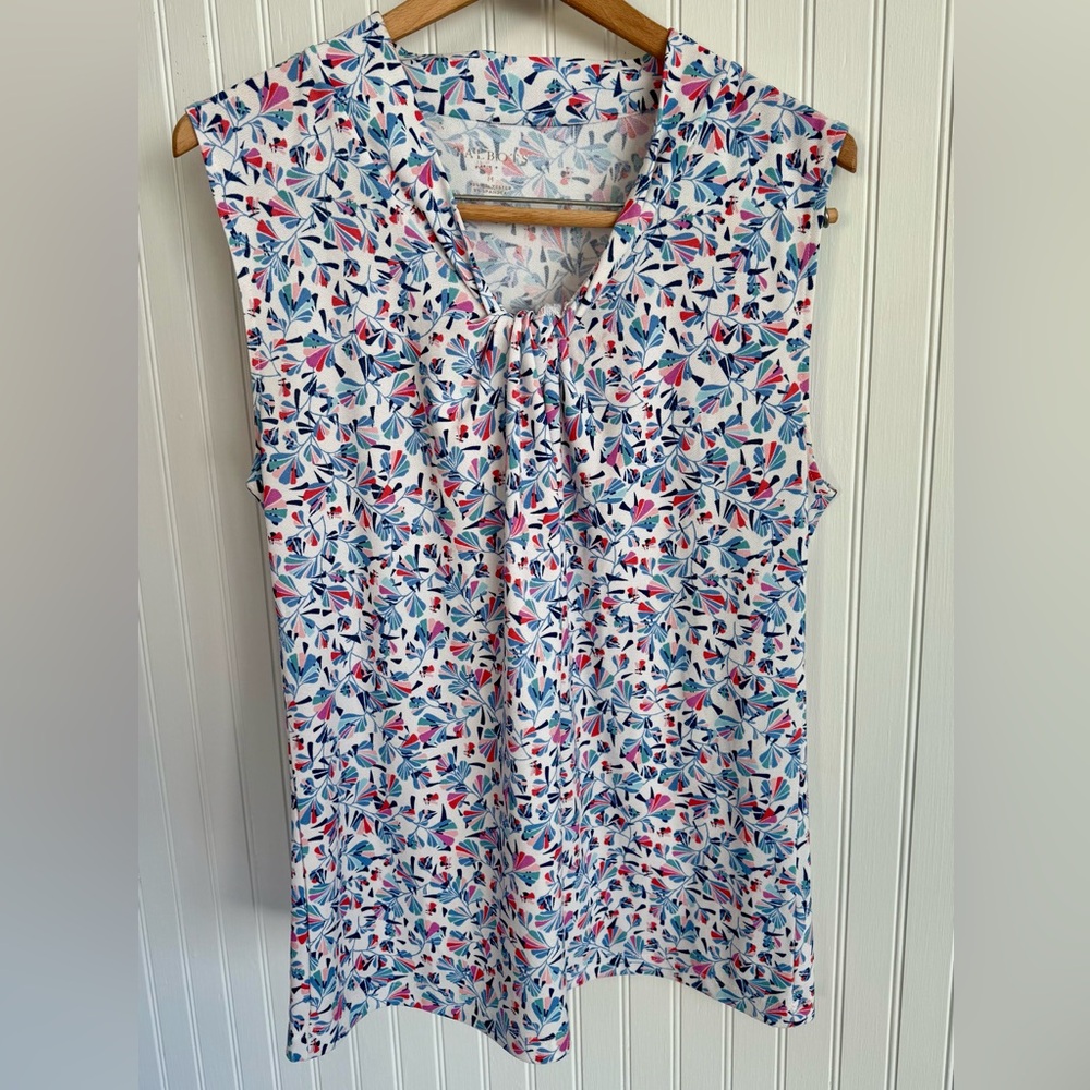 Talbots Floral Tank Top size Medium